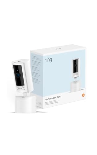 Bewegliche Ring-Innenkamera (Pan-Tilt Indoor Camera) von Amazon | Plug-in-Sicherheitskamera für Haustierbesitzer | 360° schwenkbar, 169° neigbar | 30 