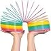 Kicko Jumbo Rainbow Coil Spring - 7 Inch Magic Toy Stretches Over 43 Feet - for Parties, Birthdays