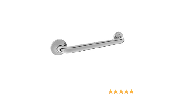Roca A816927001 Asa de baño Recta 40, Plateado, 60.5x4.5x12 cm