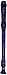 Ravel Recorder, Purple (PR19CPUR)