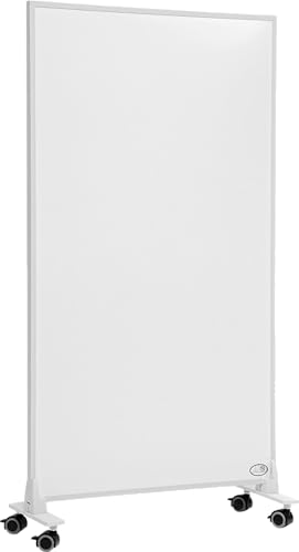 Könighaus Infrarotheizung Standgerät - 1000 Watt - Energiesparend = wärmt innerhalb von 2 Minuten - Elektroheizung mit Standfüßen & Thermostat - mobil