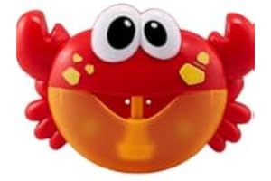 Crab Bath Toy Bubble Maker with 24 Children s Tunes Waterproof Suction Cup Mounted Baby ABS Plastic Bathtub Machine Ideal Gif