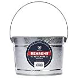 Behrens B325 Galvanized Steel Paint Pail, 2.5 Quart, Silver