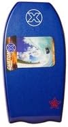 CUSTOM X X2 BODYBOARD POLYPRO BAT TAIL SINGLE STRINGER BLUE 42"