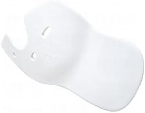 White Right C-Flap (Left Handed Hitter) Batter's Helmet Face Protector Attachment (Helmet Sold Separately)