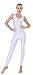 Kepblom Womens One Piece Jumpsuit Sleeveless Rompers Tank Top Unitard Tummy Control Spandex Bodysuit for Yoga, Workout…