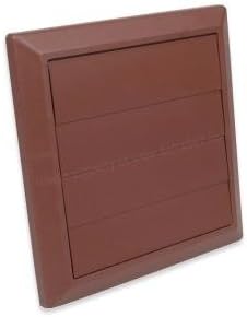 Manrose Gravity Flap Wall Grille Code 6900, 150mm Diameter, White Plastic, Kitchen Ventilation, Extractor Fan