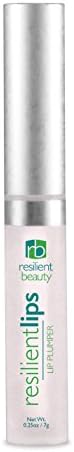 BEST LIP PLUMPER that Really Works! Resilient Lips is Triple Collagen Infused to Instantly Give You Full, Sexy Lips Without Injections. SHEAR GLOSS Natural Plumper Provides Effective Enhancement for Luscious Looking Lips.