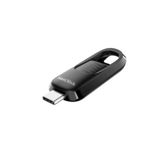 SANDISK 256GB Ultra Slider USB Type-C Flash Drive - Up to 400MB/s, USB 3.2 Gen…