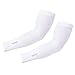 Aegen Sun Protection Cooling Arm Sleeves for Men Women, White, X-Large