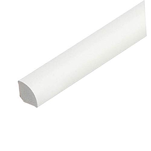 13mm uPVC Quadrant Trim Gap Filling Window Door 1M Plastic Skirting