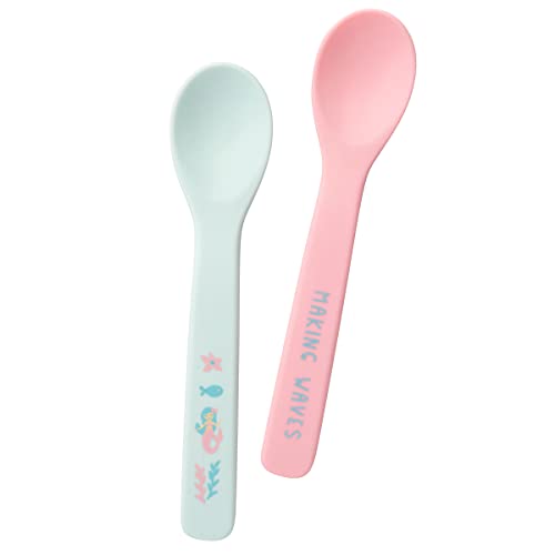 Stephen Joseph Silicone Baby Spoons, OS, MERMAID