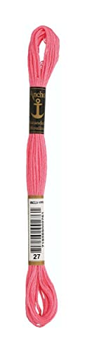 Anchor Maia 6-Strand Embroidery Floss, 8.75-Yard, Carnation Medium