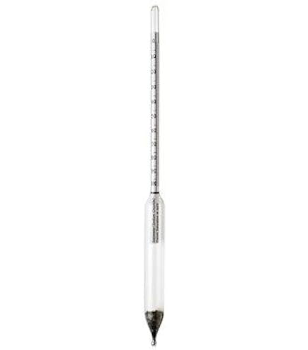 Thermco Salt Brine Hydrometer 0-26.5% Sodium Chloride Range With Certificate