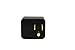 PowX Wall Outlet with USB Charger by RapidX - Black