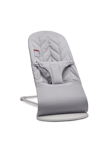 BabyBjörn Bouncer Bliss Light Gray Woven