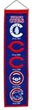 Chicago Cubs Wool 8''x32'' Heritage Banner