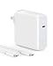 87W USB C Charger Power Adapter for MacBook Pro 15 inch 13 inch, MacBook 12 inch, MacBook Air, Thunderbolt 3 Port Type C, 2018 iPad Pro 12.9, 11, LED Indicator, 5A 6.6ft USB C to C Cable, A1707 A1990