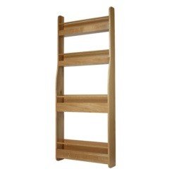 Oak Tall Storage Rack For Pantry Larder Doors Handy Oak Shelve