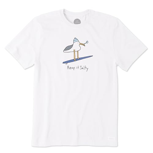 Life is Good Men's Crusher T-Shirts, Short Sleeve Cotton Crew Neck Graphic Tee…