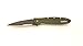 Kershaw Leek Serrated Folding Pocket Knife Manual Opening - Black Blade, Olive - 1660OLBLKST (1660OLBLKST.00)