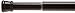 Carnation Home Fashions Adjustable 41-to-72-Inch Steel Shower Curtain Tension Rod, Black