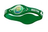 Power Balance Bracelet Wristband Boston Celtics Green w/ White Size Large (8