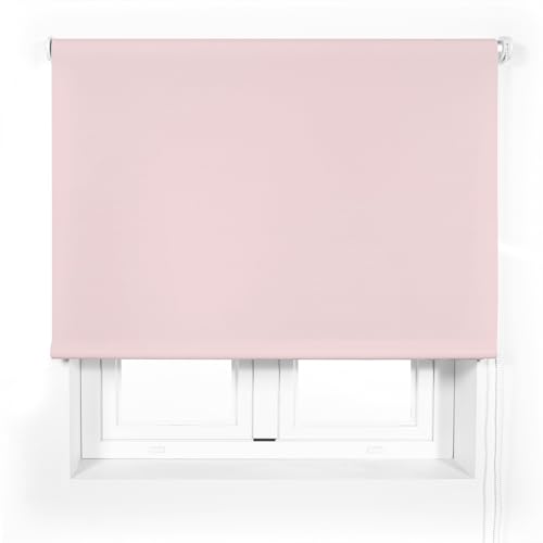 Blindecor Premium Translucent Roller Blind Made to Measure | Pink | Blind 65 x 165 cm (Width x Height) Fabric Size 62 x 160 cm | Translucent Roller Blind Tube 38 mm, More Resistant and Elegant