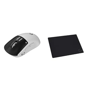 【Amazon.co.jp限定】 Logicool G ラピッドトリガー PRO X2 SUPERSTRIKE LIGHTSPEED ゲーミングマウス + マウスパッド G240 クロス表面 国内正規品