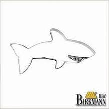 Birkmann Cookie Cutter Shark, 10 cm, one size, silver