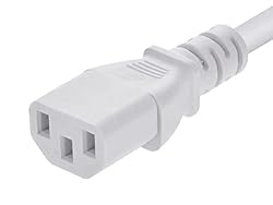Monoprice Extension Cord - 3 Feet - White | IEC