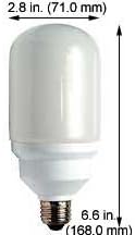 Compact Fluorescent Lights ET14-15W/T20/27K Warm White (Case of 5)