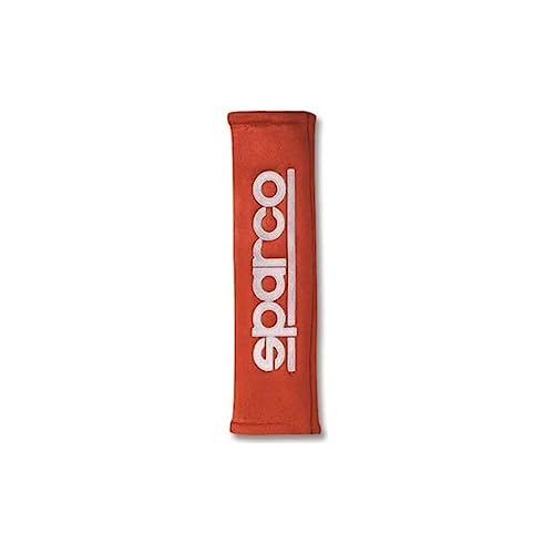 Sparco Seat Belt Pads GT - Red + Logo - 2 pieces