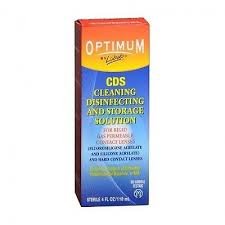 Optimum CDS Cleaning Disinfecting and Storage Solution for Rigid Gas Permeable Contact Lenses (1 Box Only)