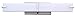 Cloudy Bay LED Bathroom Vanity Light,24 inch 4000K Cool White Bath Bar Fixture,20W 1000lm Dimmable,Brushed Nickel