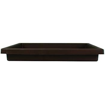 Akro Mils SRO15500E21 Accent Tray for the 15.5 Inch Accent Planter, Chocolate, 14-Inch Tray