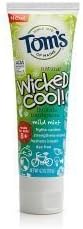 New 2007 products Tom's Of Maine Wicked Cool! Fluoride Toothpaste Mild Mint - 4.2 Oz