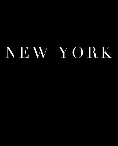 New York: A decorative book for coffee tables, bookshelves and interior design styling | Stack deco books together to create a custom look in any room (Cities of the World in Black)