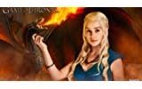Game Of Thrones Daenerys Targaryen Big Size Mouse Pad Mousepad Dimensions: 23.6 x 13.8 x 0.12inch(60x35x0.2cm)