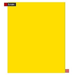 Enoin 1 pack 12x16 Inches Yellow Non Transparent
