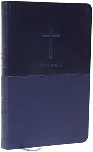 NKJV, Deluxe Gift Bible, Leathersoft, Blue, Red Letter, Comfort