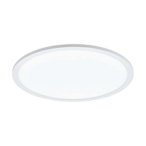 Eglo Connect SARSINA-C Panel LED Ceiling Light, Aluminium Plastic, White, Ø 450 mm,97959