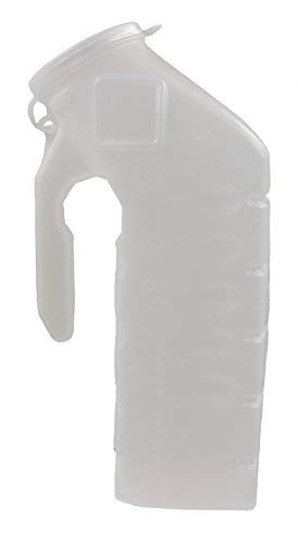 Healthstar Odor Shield Male Urinal 32 oz - 2 Pack | Spill-Resistant with Mess-Free Tight Seal Lid (2 Pack)