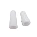 Sumifun Silicone Finger Cots- Gel Finger Protector Support for Arthritis Basketball Mallet Finger Trigger (1 Pairs Short+ 4 Pairs Long, White)
