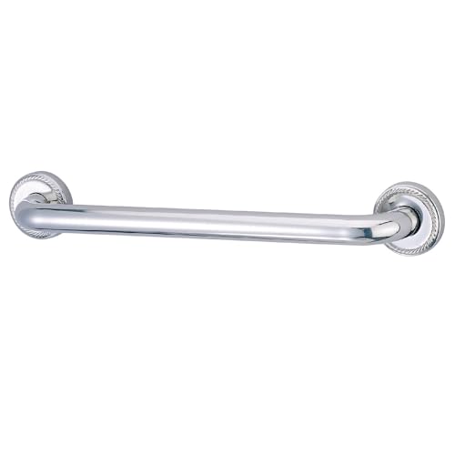Kingston Brass DR814121 Designer Trimscape Laurel Decor 12-Inch Grab Bar with 1…