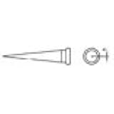 WellerLT S (T0054440699) Tip, Conical Long, Ø 0,4 mm for WXP WP WSP 80 Soldering Iron, Silver