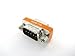 9-Pin DB9 Male to Male Mini Null Modem Adapter NULL-A-9MM