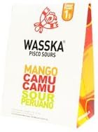 Wasska Pisco Sours - Peruvian Mango Camu Sour 4.4oz 12 Pack