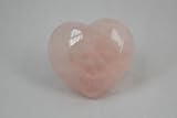 45mm Rose Quartz Puff Heart Worry Healing Stone