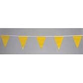 Pennants, Vinyl, Yellow, 60 ft.
